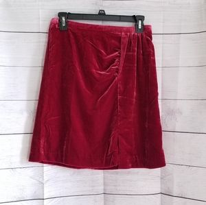 NWT Velvet Mini Skirt